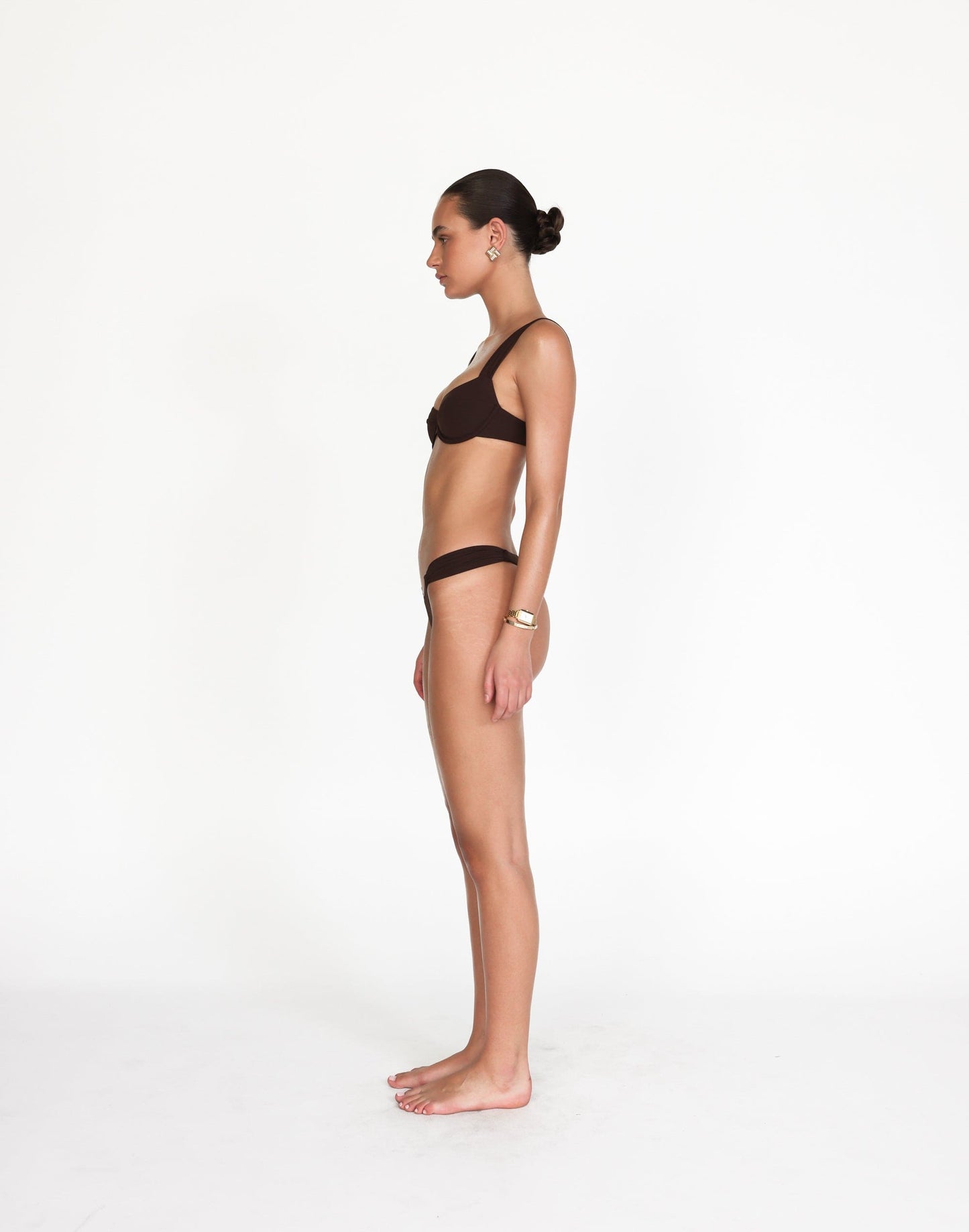 Layla Balconette Bikini Top (Chocolate)