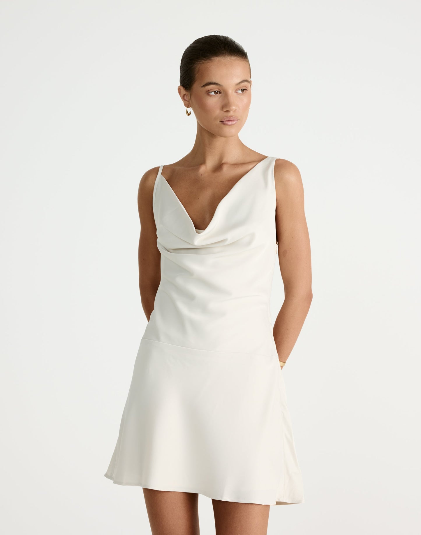 Adley Mini Dress (Oat)