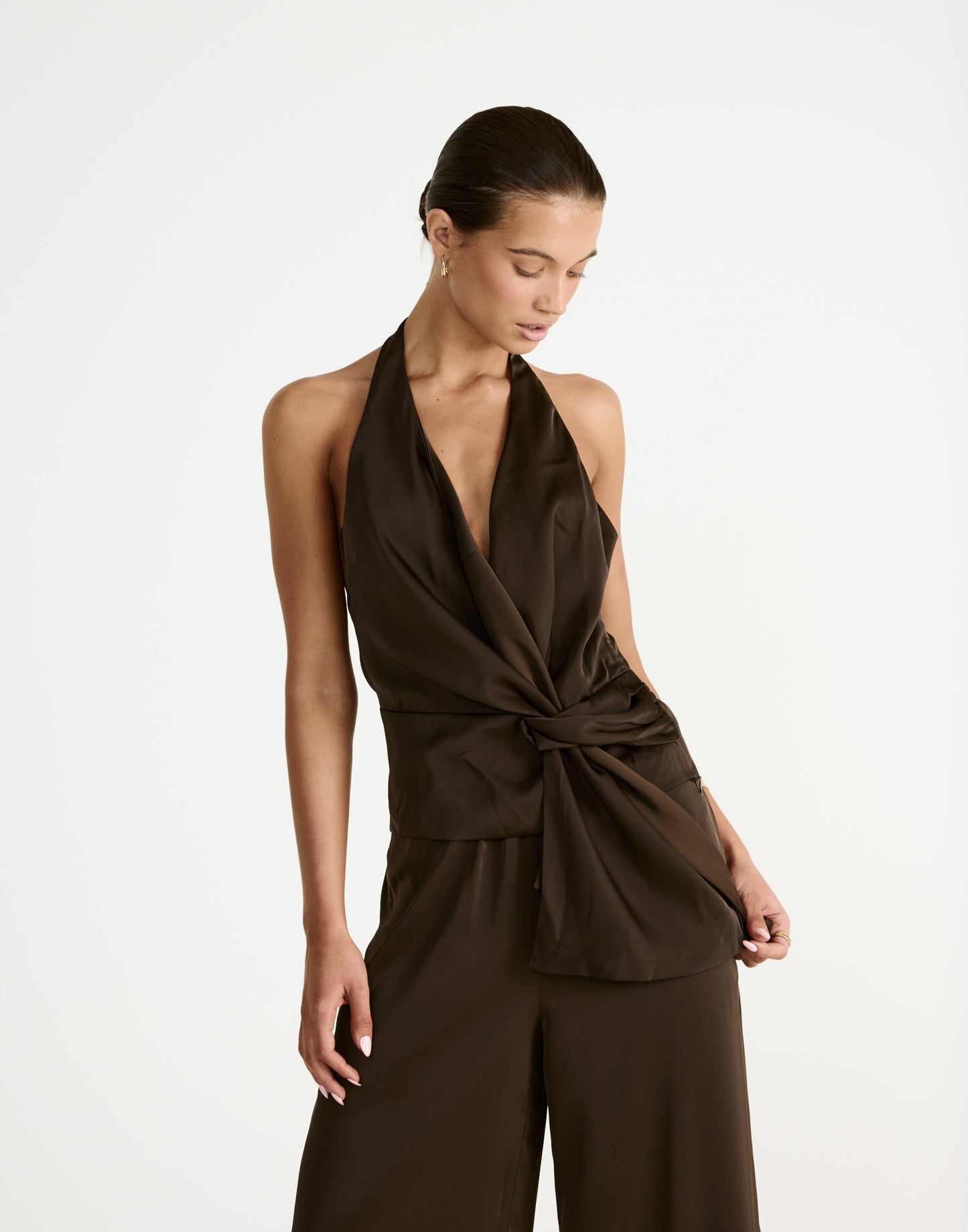 Belinda Top (Chocolate)