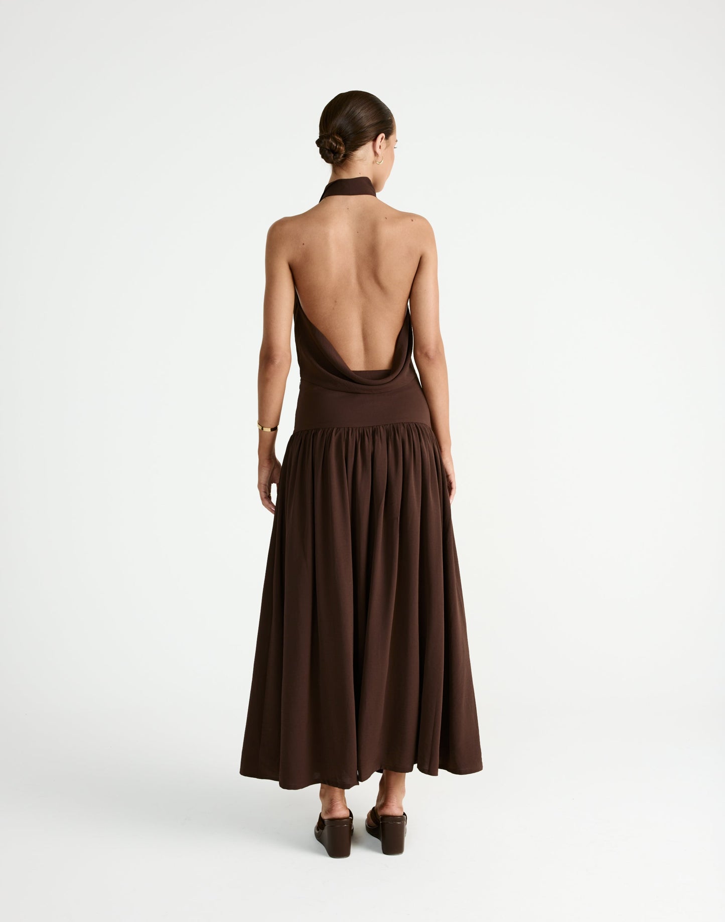 Flynn Maxi Skirt (Chocolate)