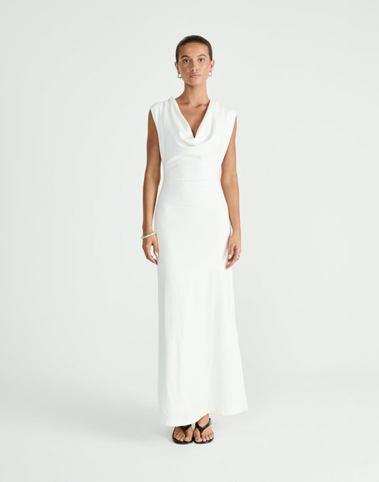 Arena Maxi Dress (Off White)