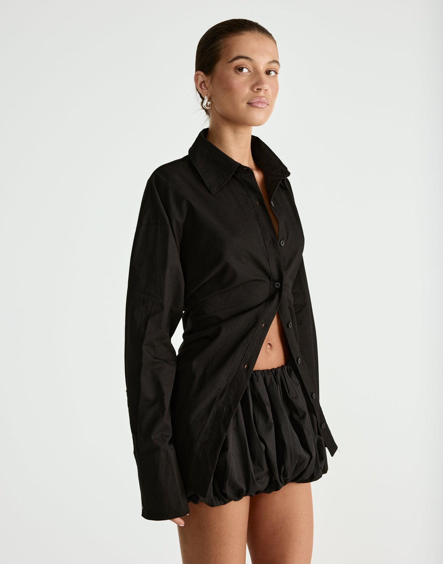 Carousel Micro Skirt (Black)