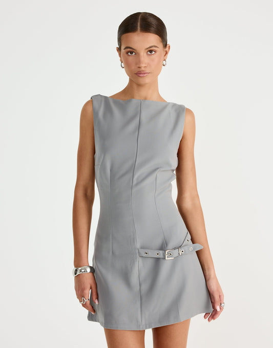 Artie Mini Dress (Cloudy)