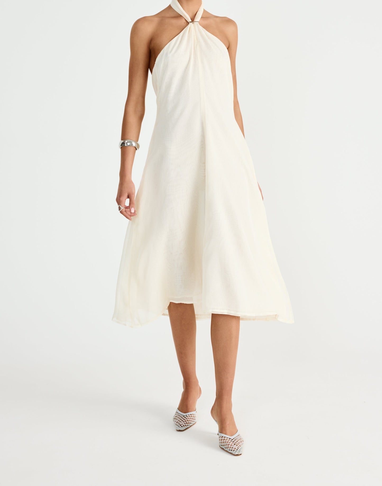 Merritt Midi Dress (Buttercream)