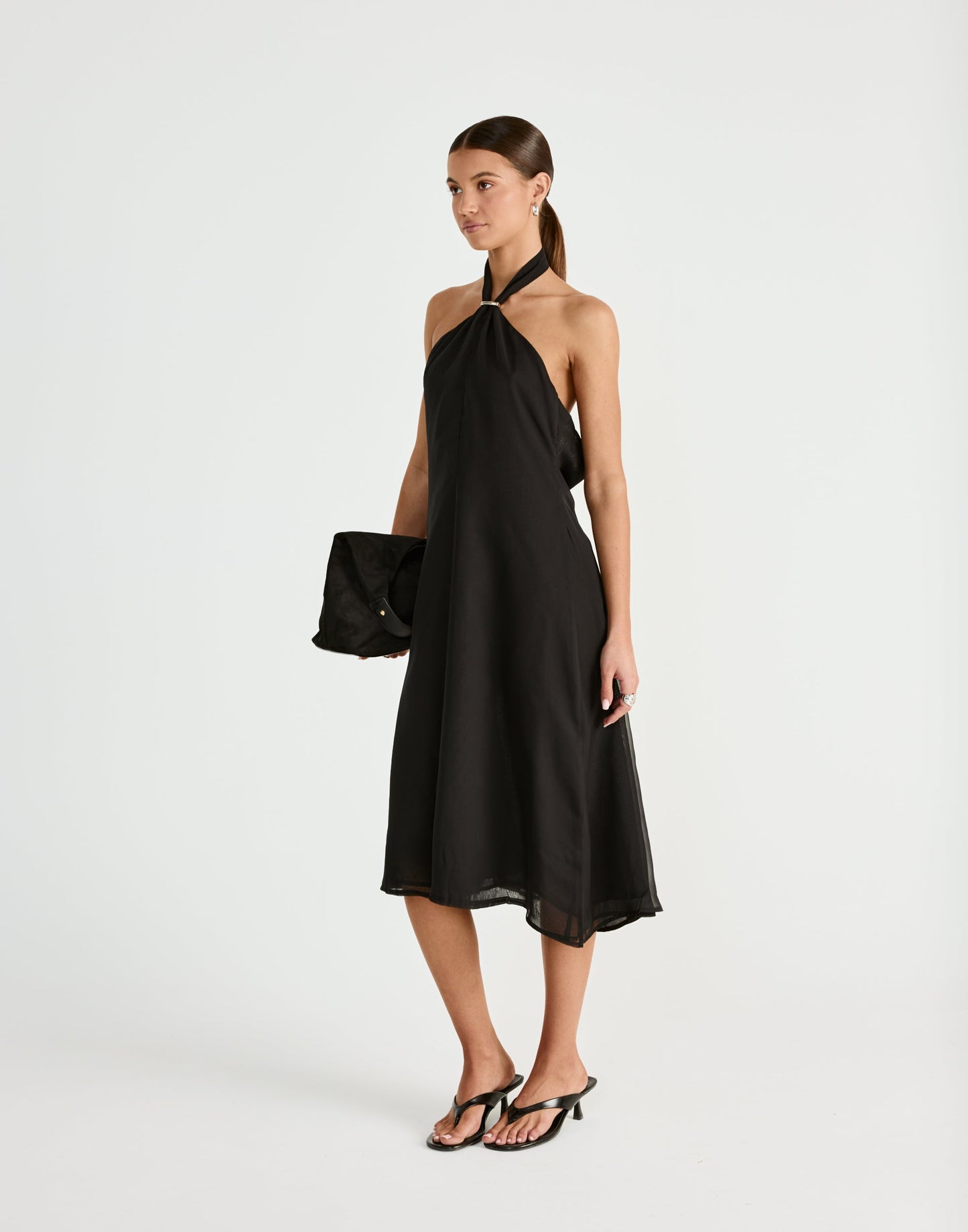 Merritt Midi Dress (Black)