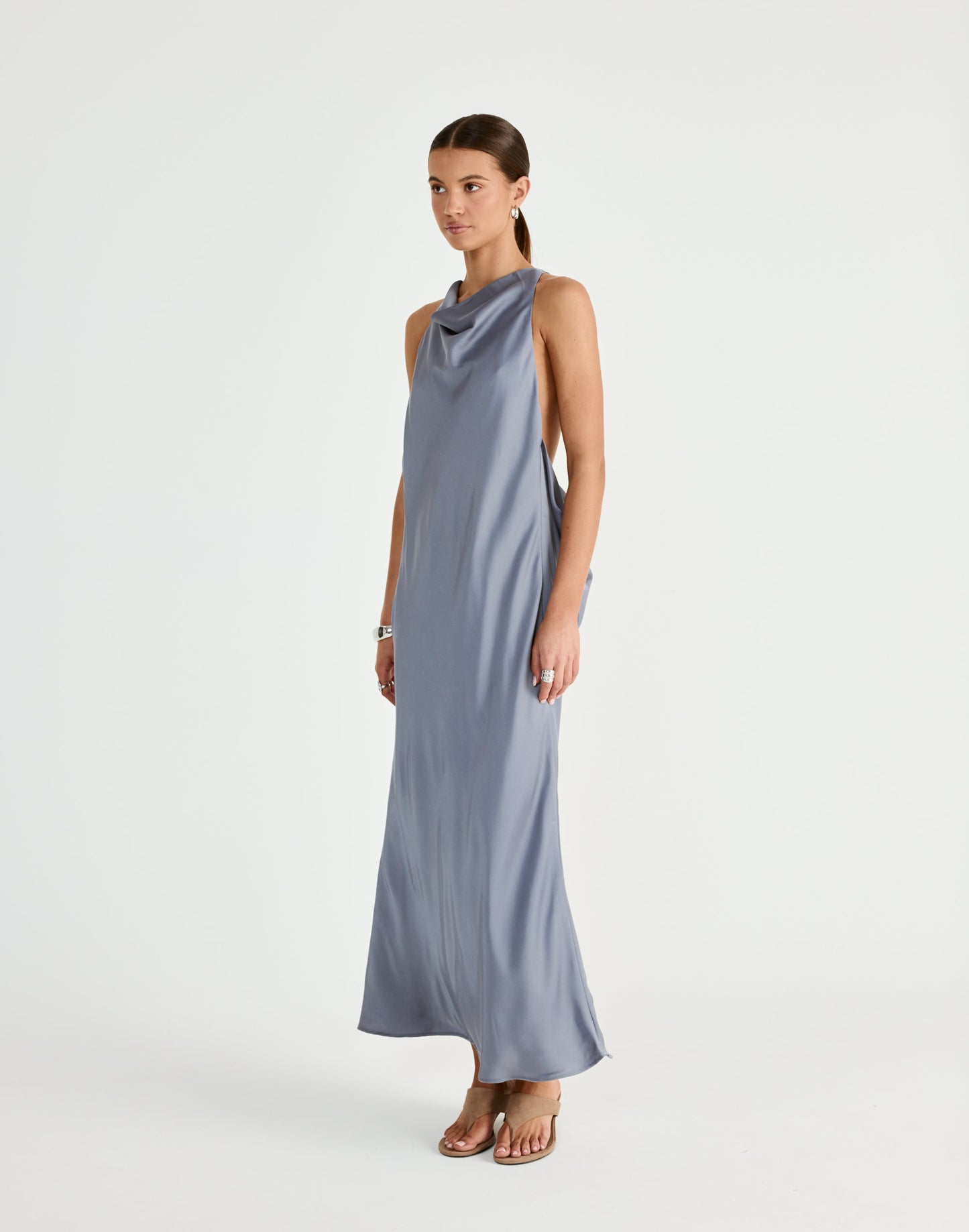 Dakari Maxi Dress (Steel)