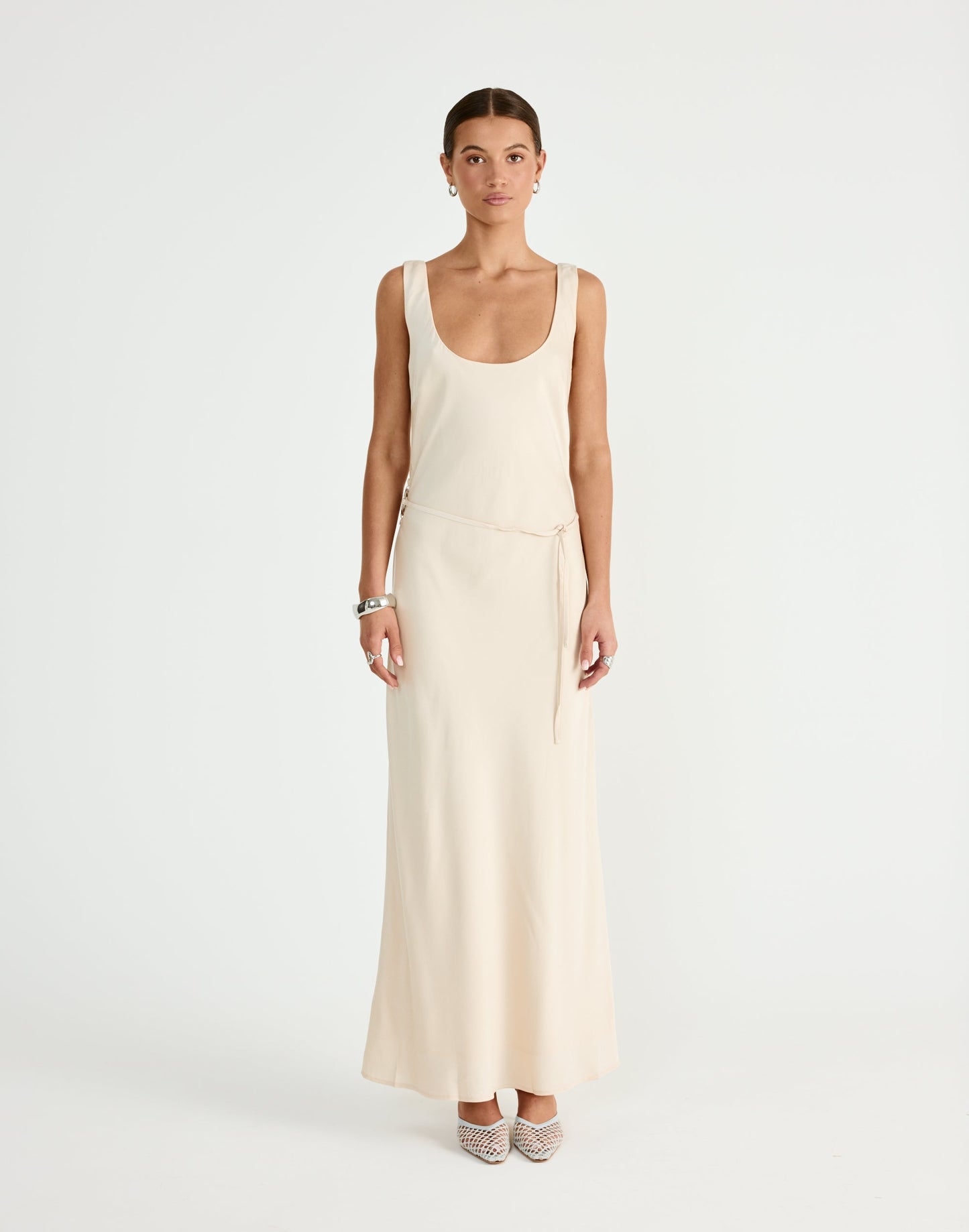 Greer Maxi Dress (Oat)