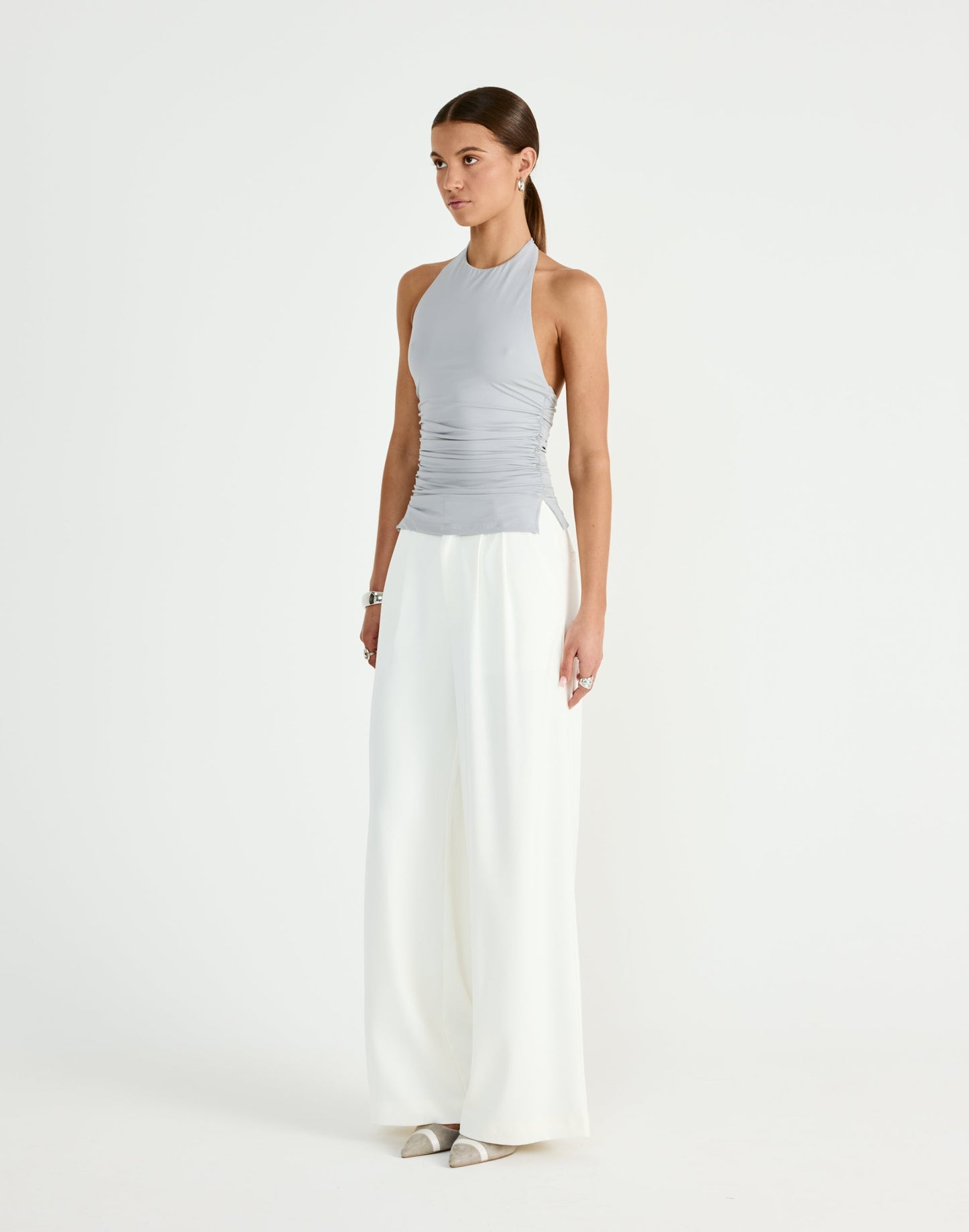 Callista Top (Smokey Blue)