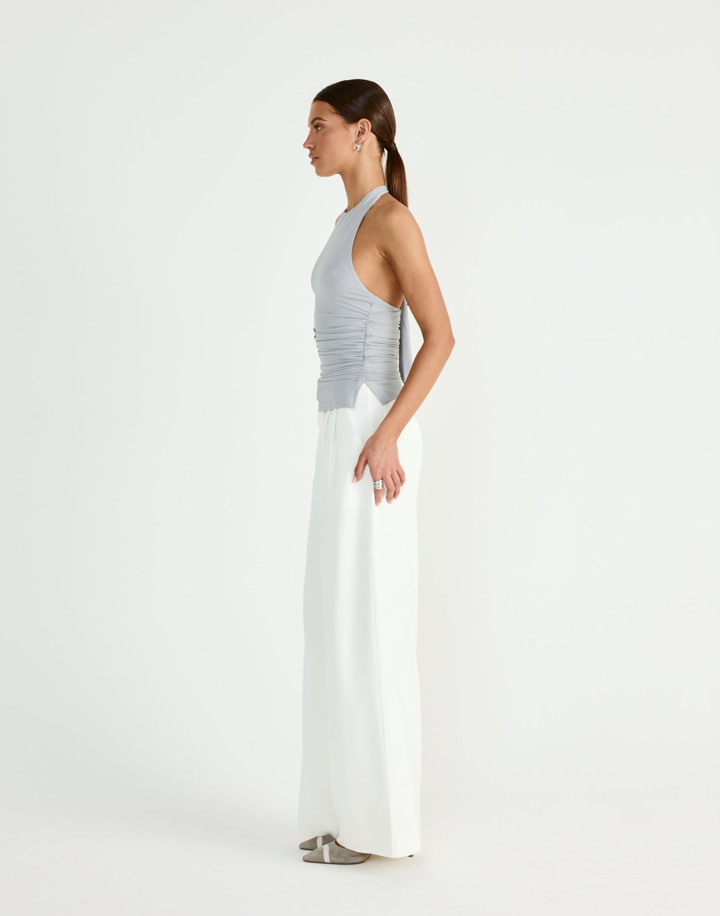 Callista Top (Smokey Blue)