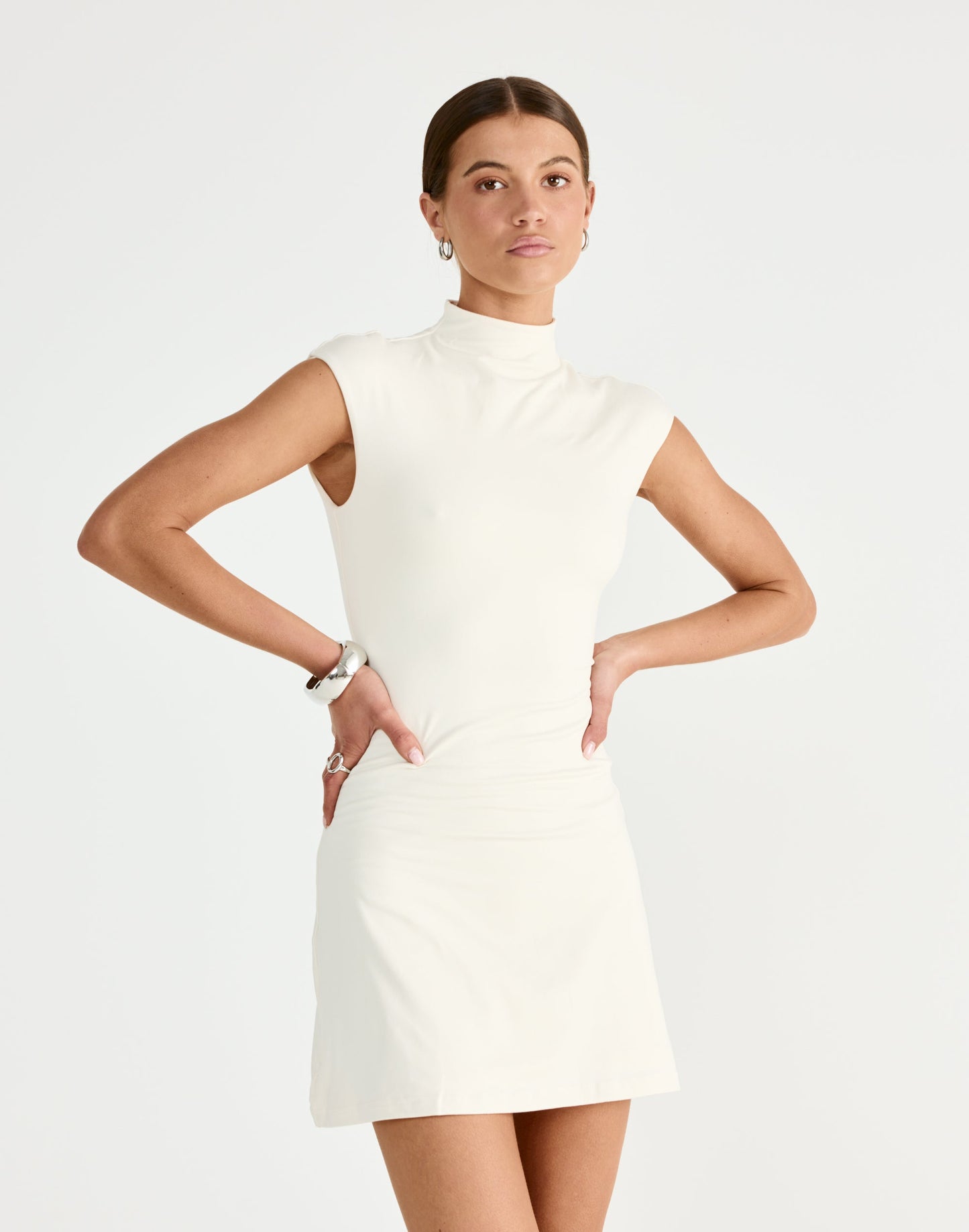 Daney Mini Dress (Oat)