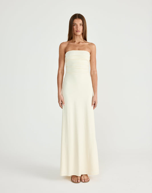 Sarie Maxi Dress (Butter)