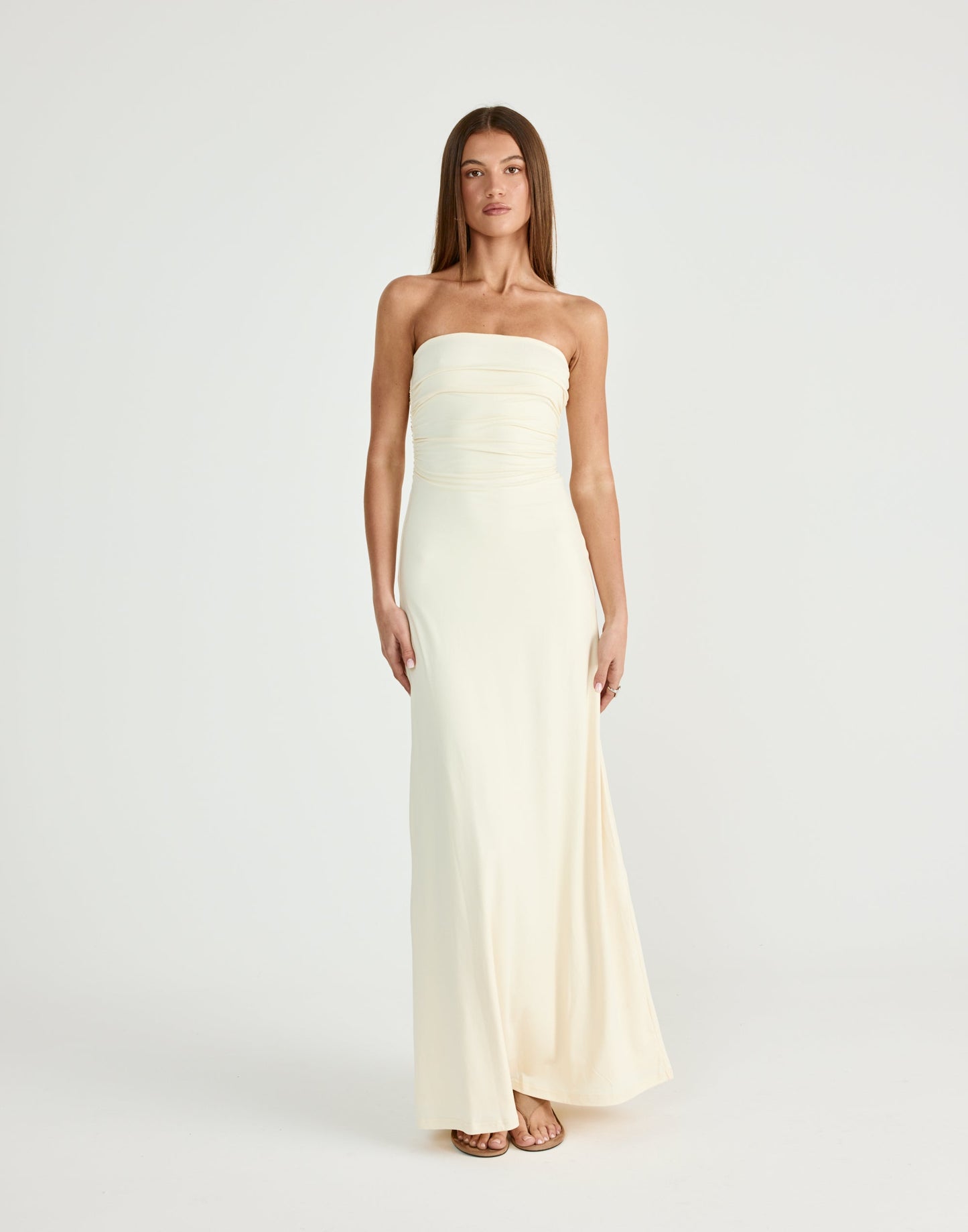 Sarie Maxi Dress (Butter)