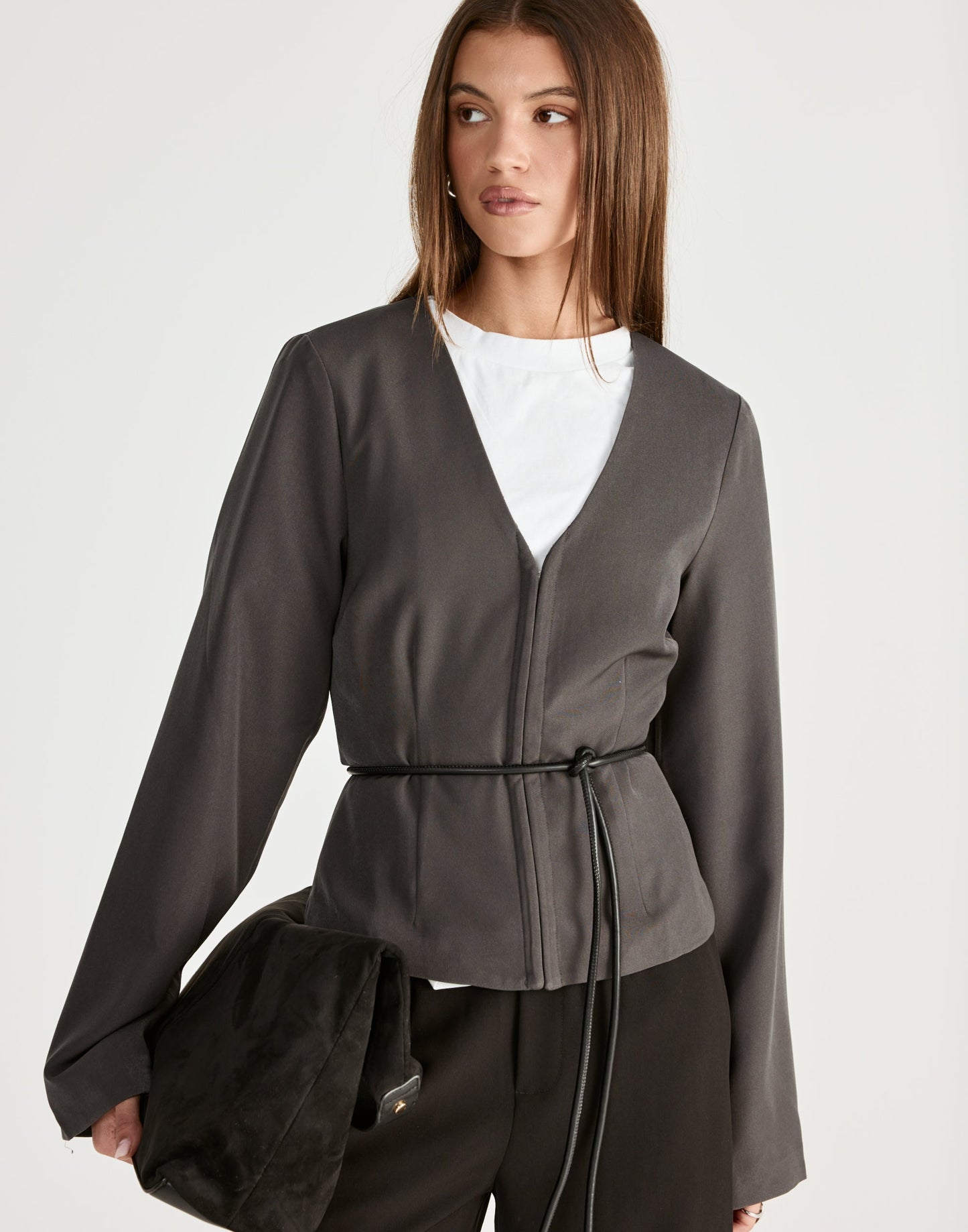 Norinne Long Sleeve Top (Slate)