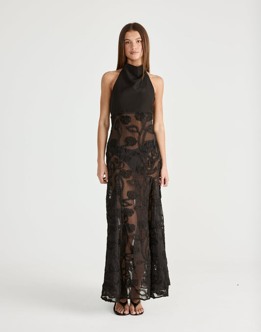 Serendipity Maxi Dress (Black)