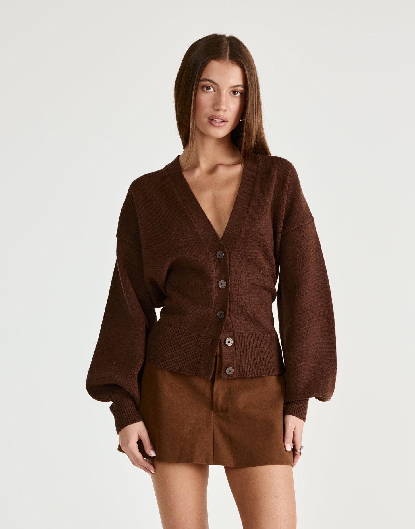Vespera Cardigan (Chocolate)