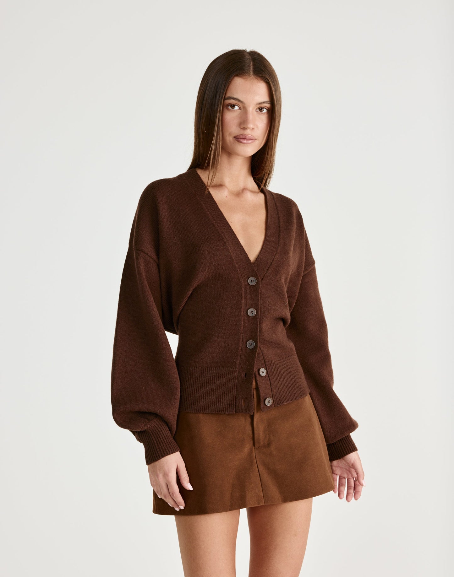 Vespera Cardigan (Chocolate)