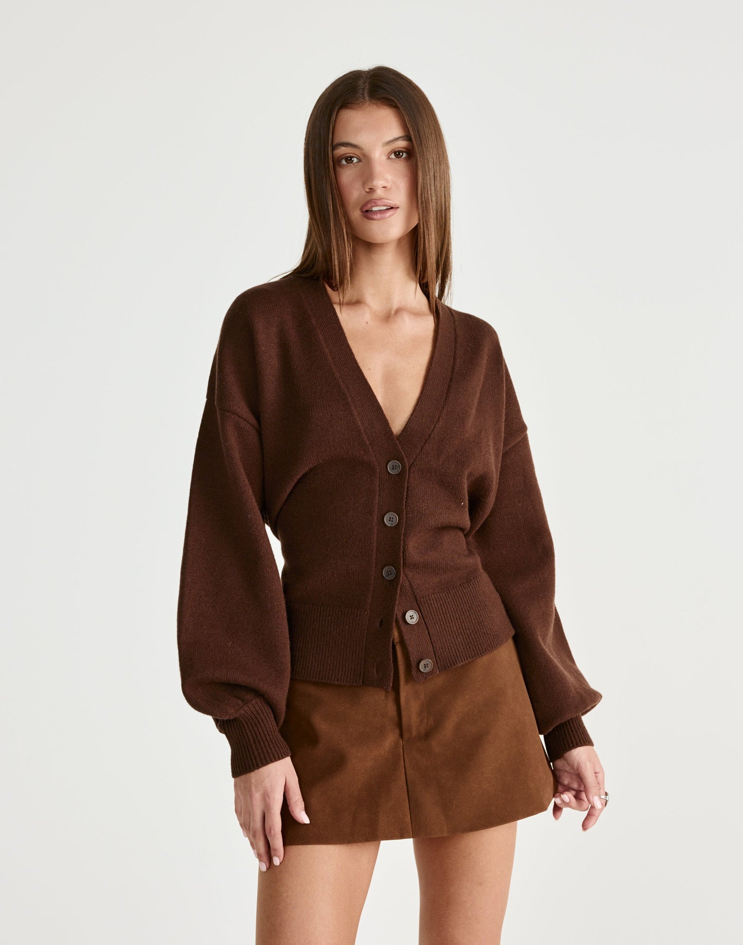 Vespera Cardigan (Chocolate)