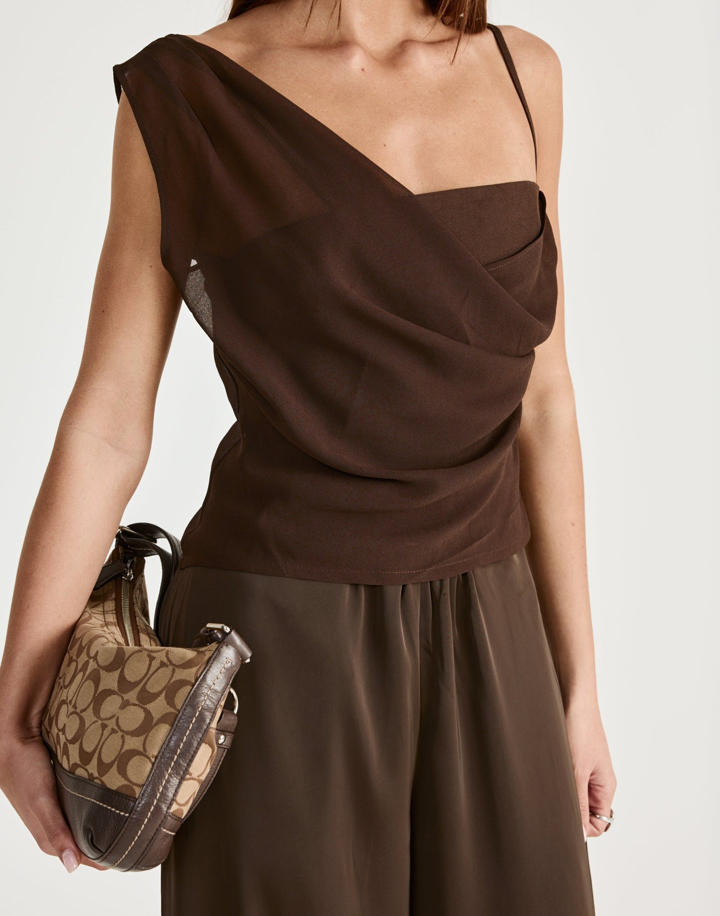 Davina Top (Chocolate)