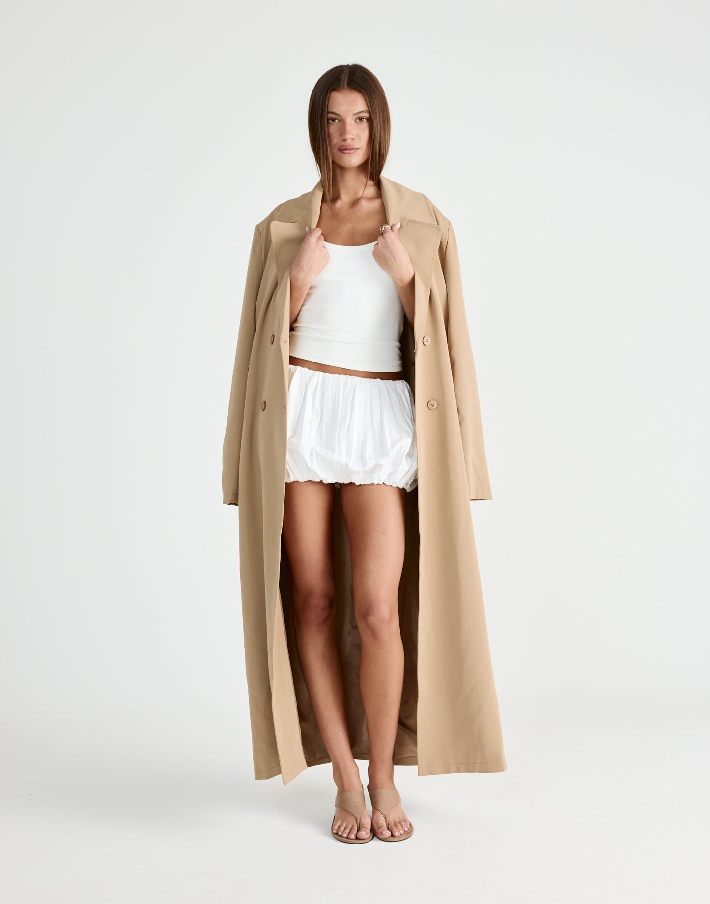 Carousel Micro Skirt (Off White)