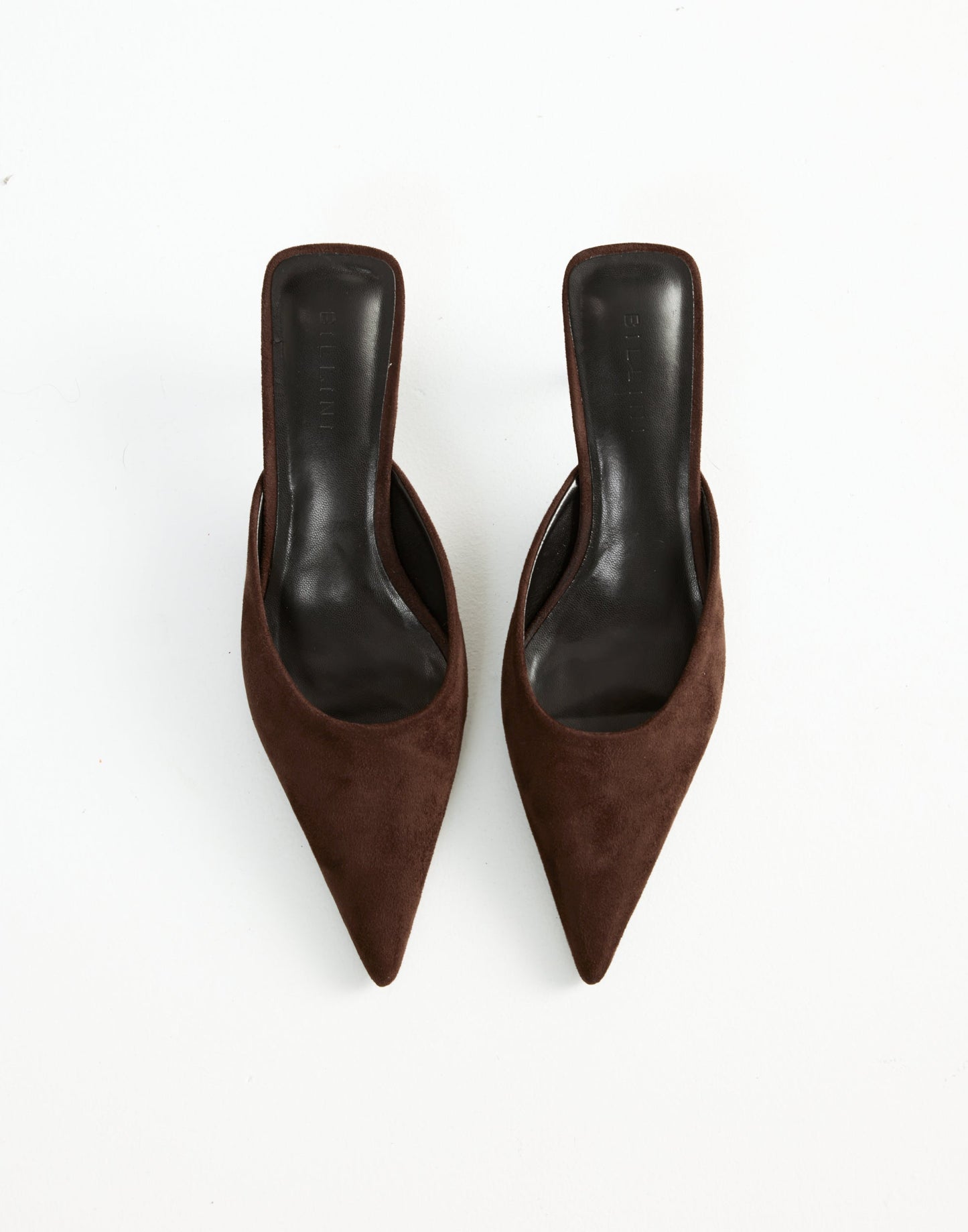 Wynonna Heels (Dark Cacao Suede) - By Billini
