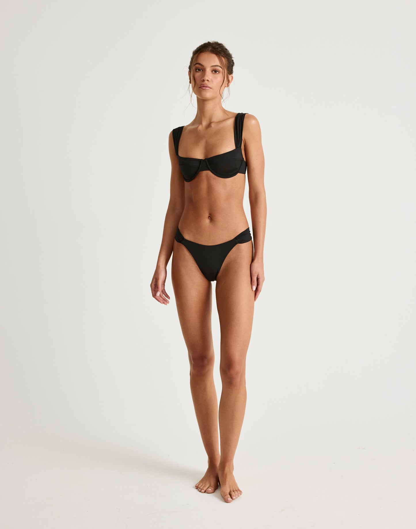 Layla Balconette Bikini Top (Black)