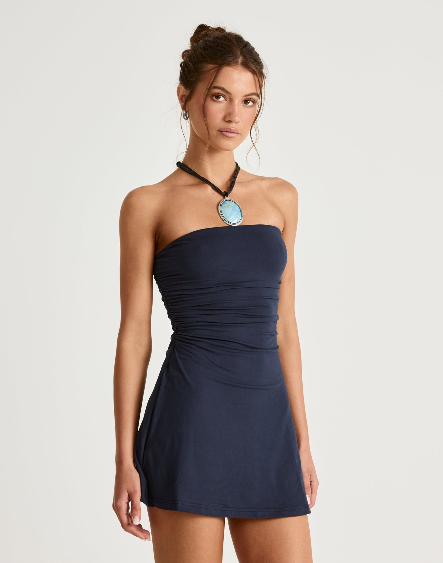 Sarie Mini Dress (Navy)