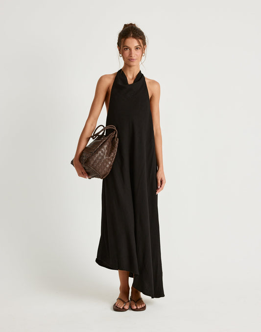 Mila Maxi Dress (Black)