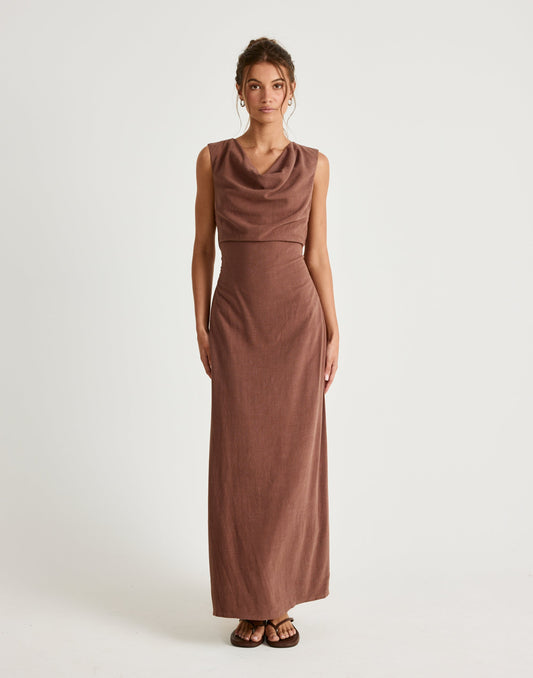 Shoreline Maxi Dress (Oak)