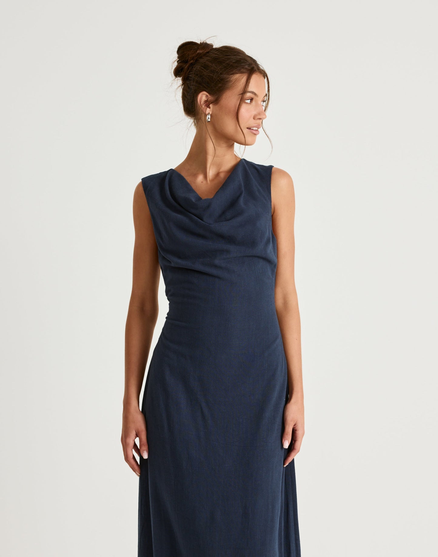 Shoreline Maxi Dress (Navy)