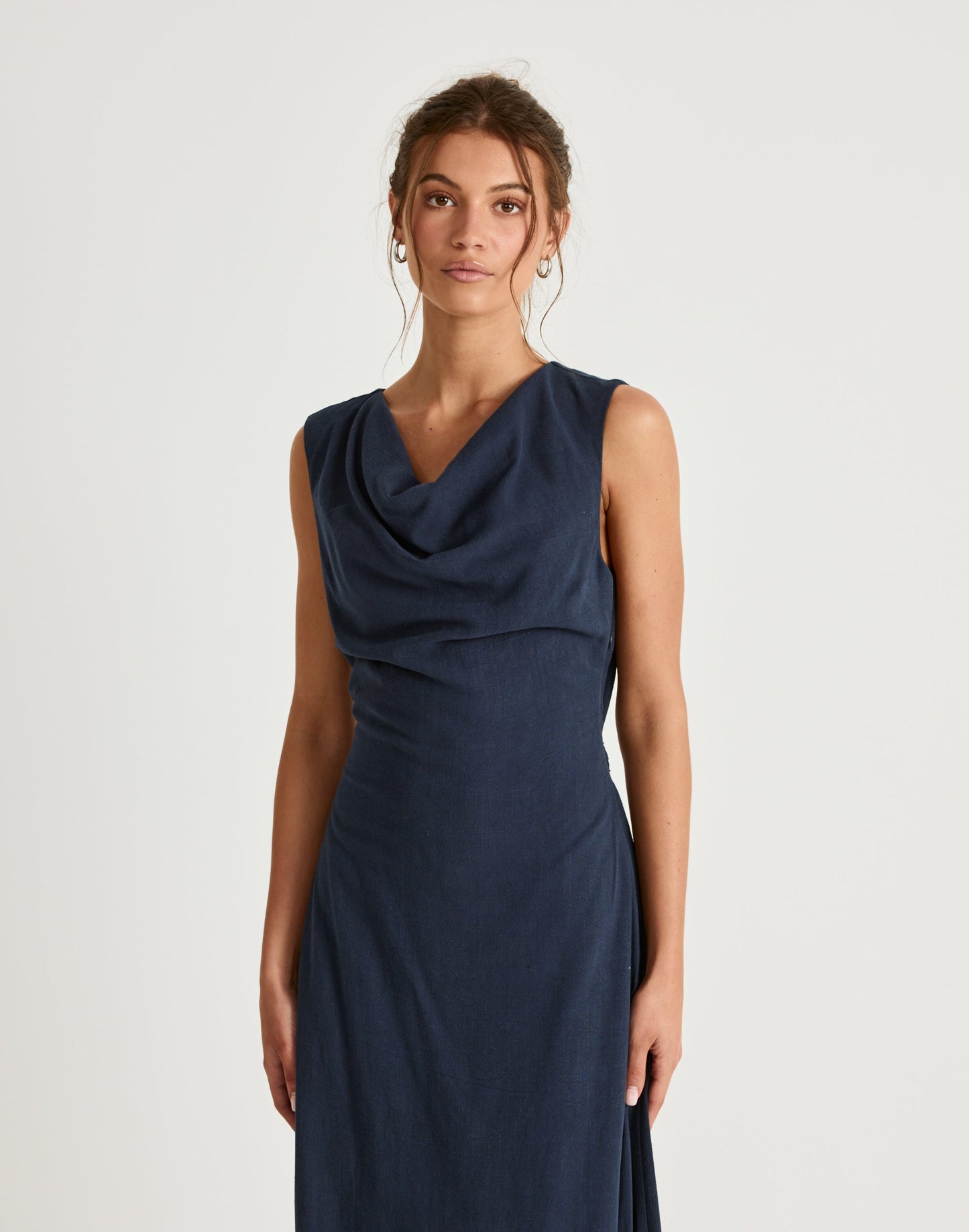 Shoreline Maxi Dress (Navy)