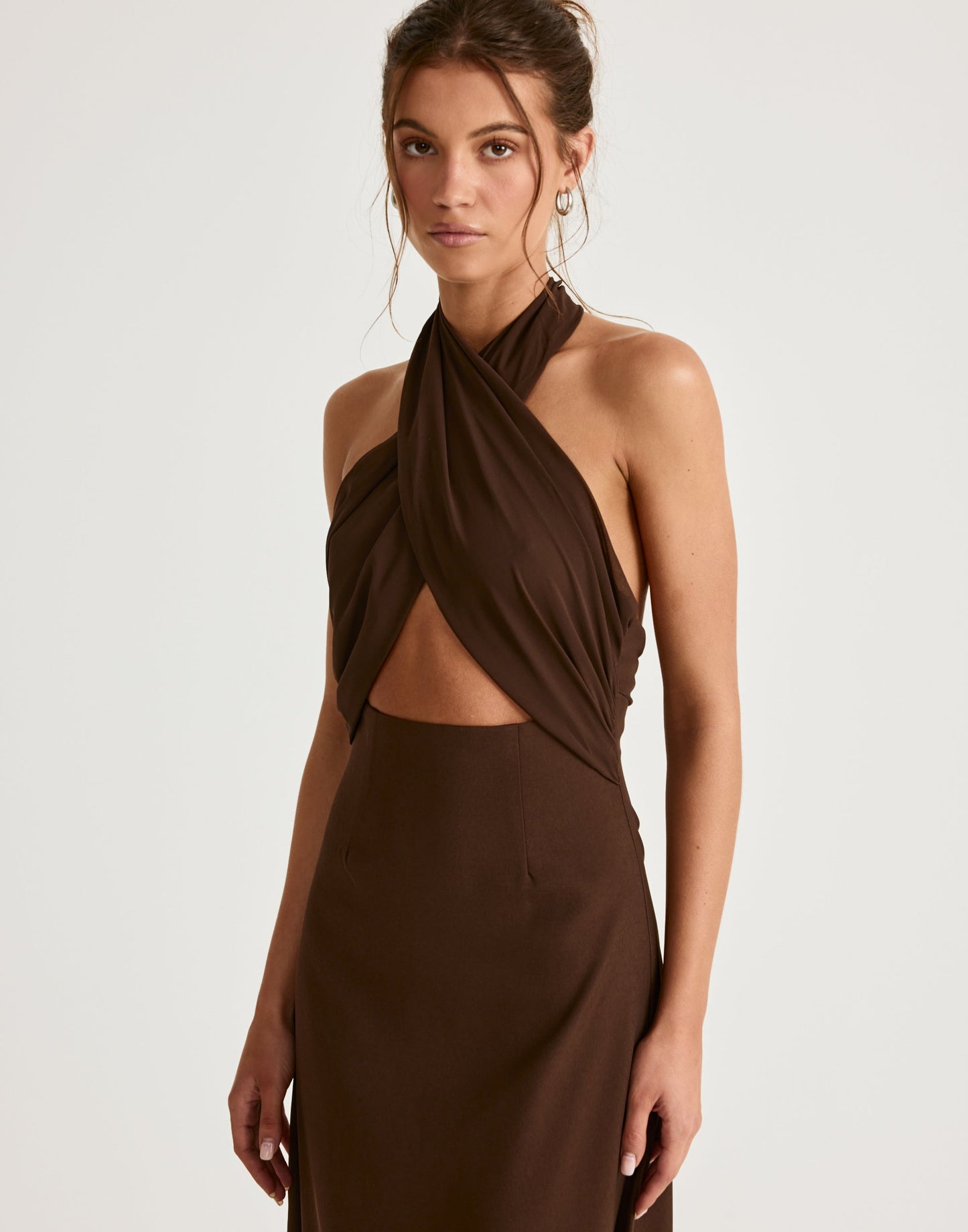 Sara Maxi Dress (Chocolate)