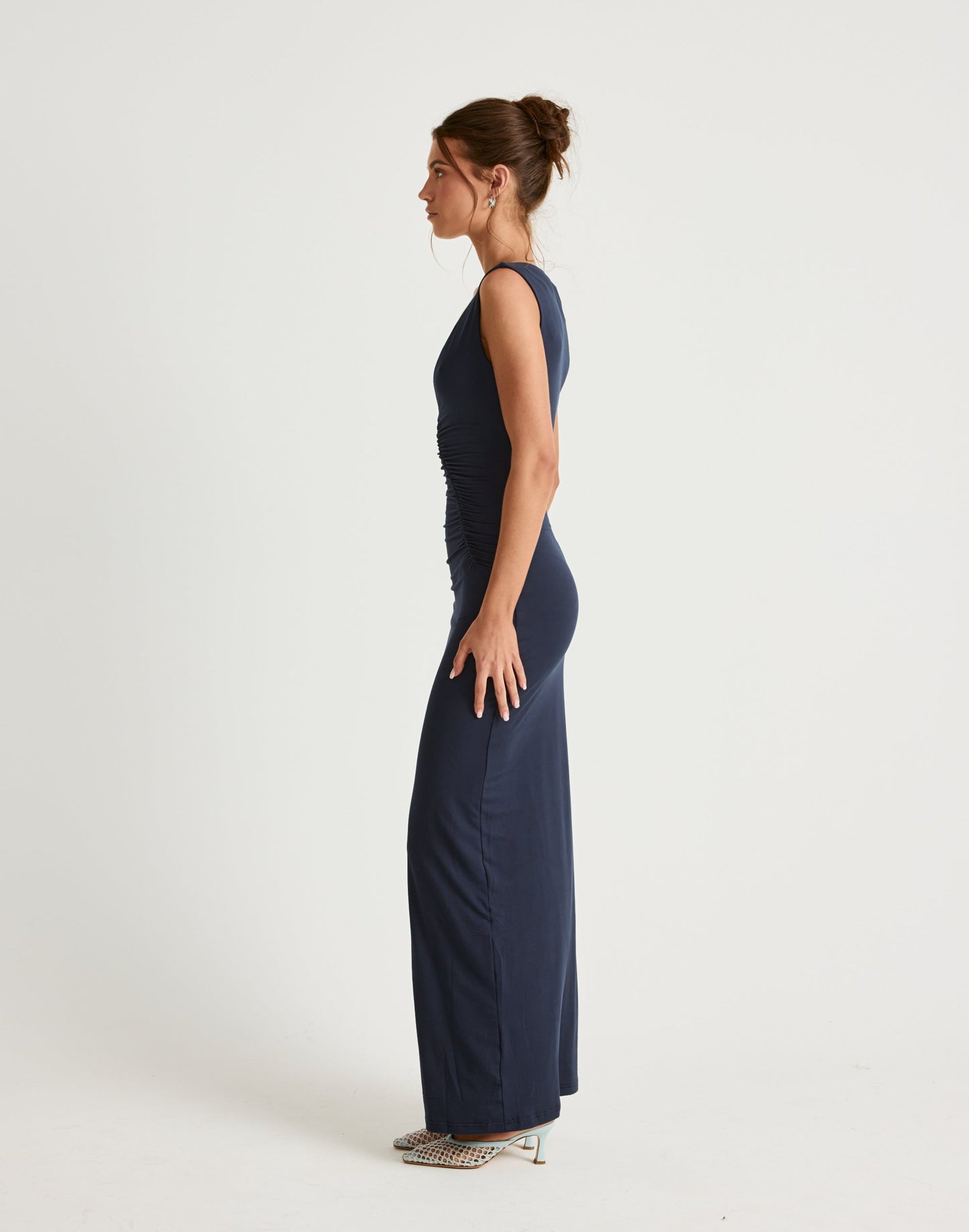 Viola Maxi Dress (Navy)