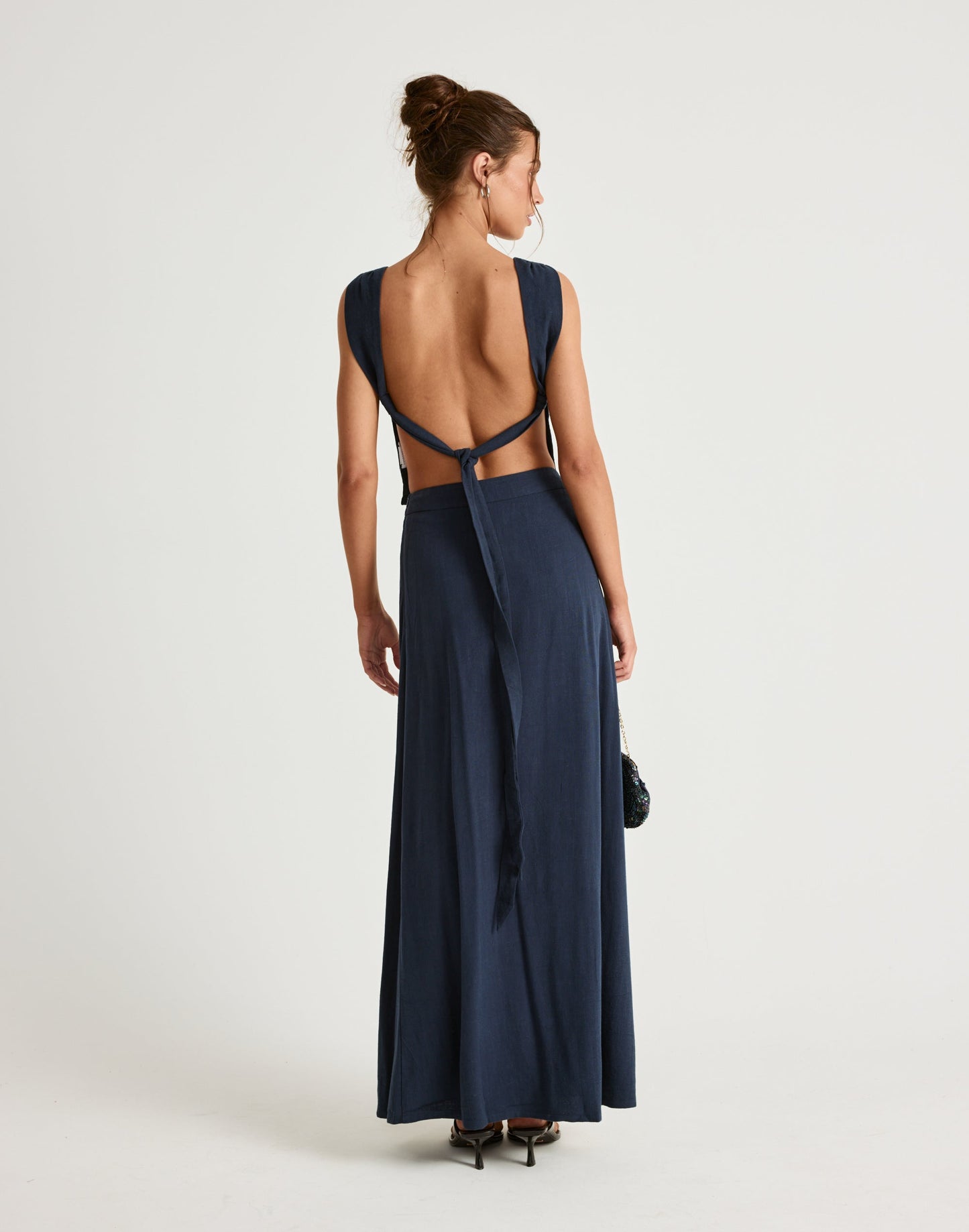 Aleah Maxi Skirt (Navy)