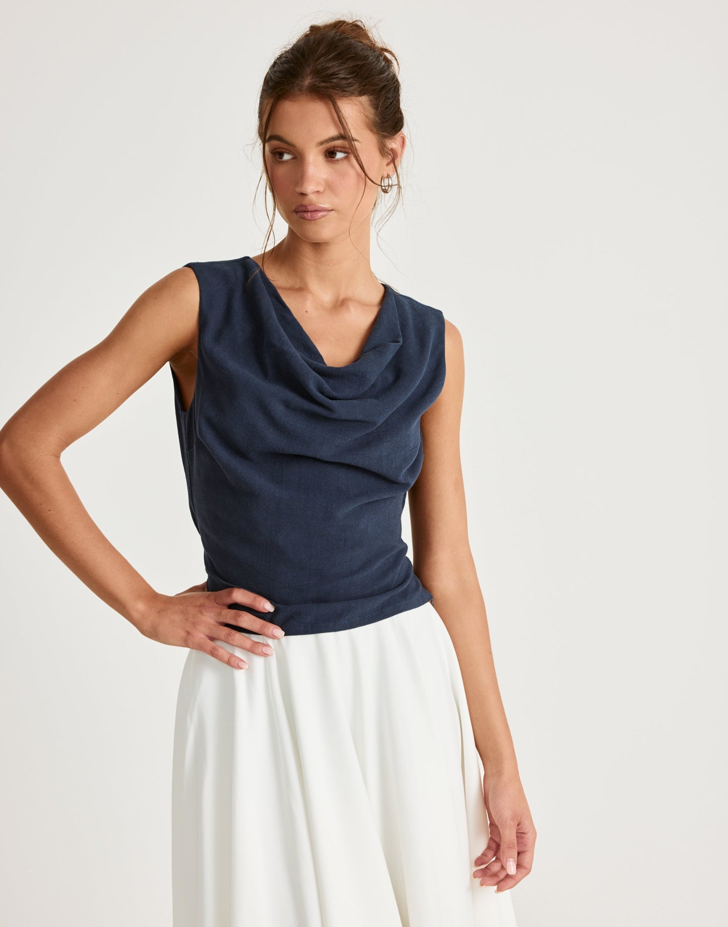 Shoreline Top (Navy)
