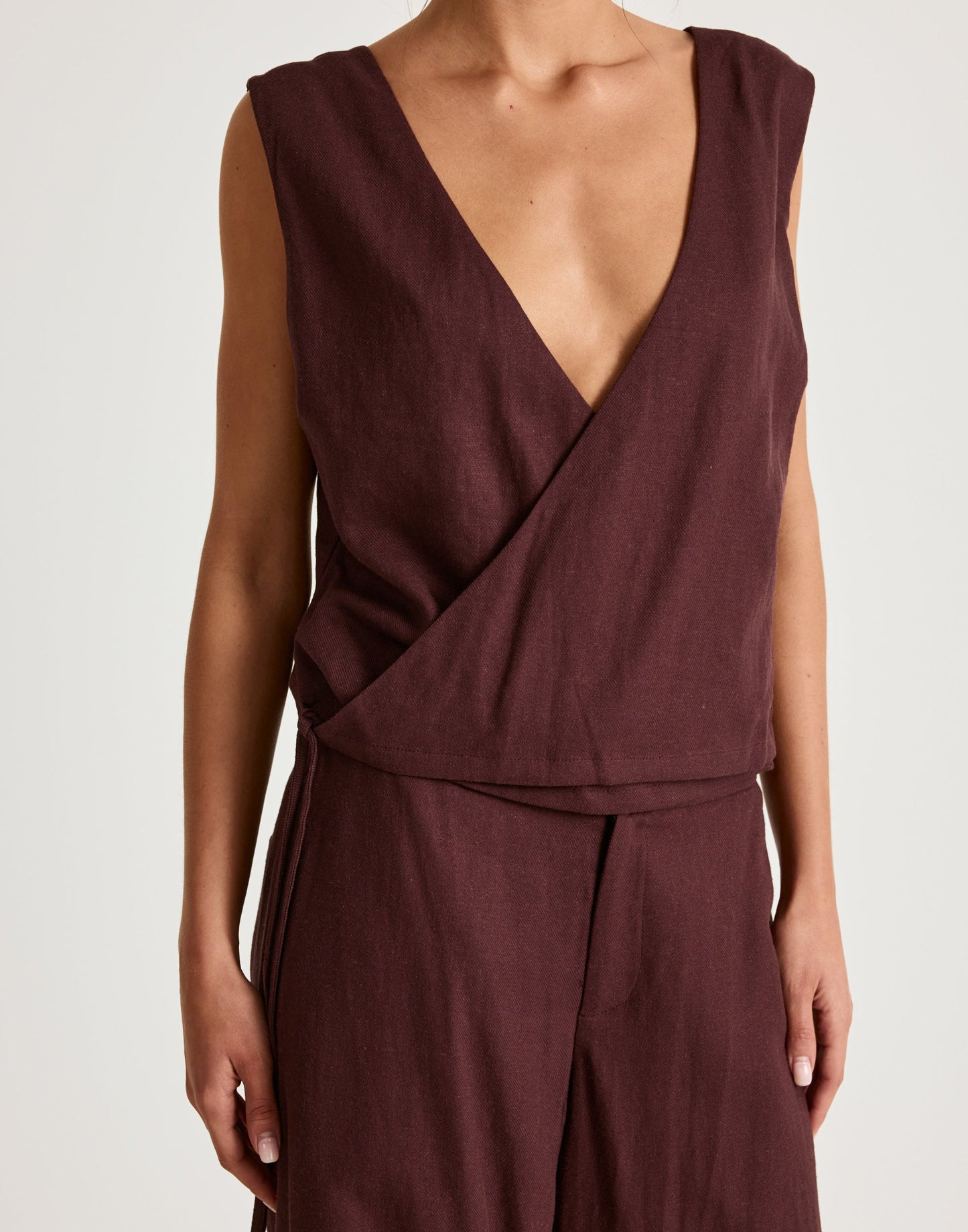 Ariel Pants (Dark Mahogany)