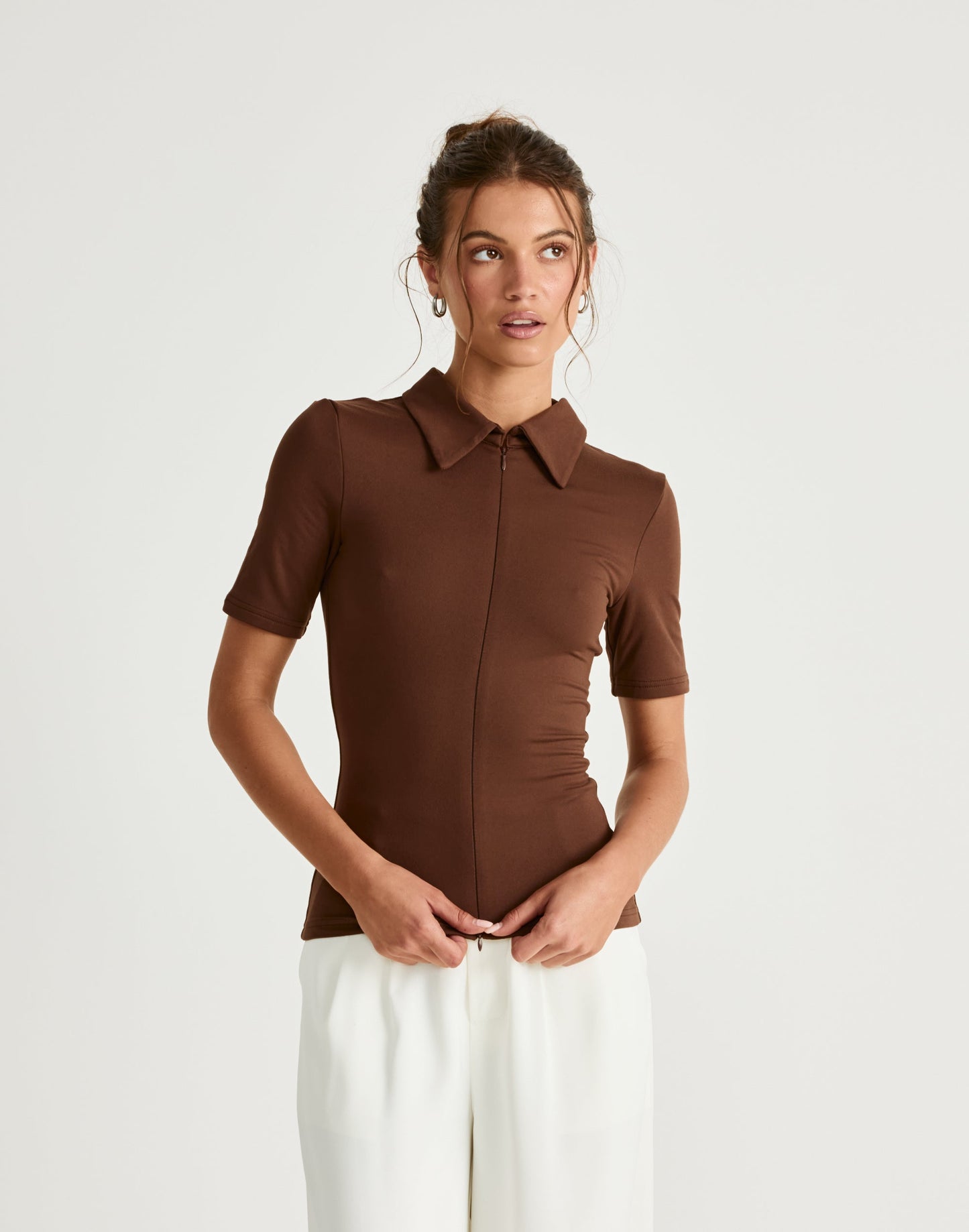 Priscilla Top (Chocolate)