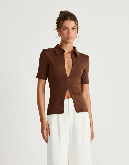 Priscilla Top (Chocolate)