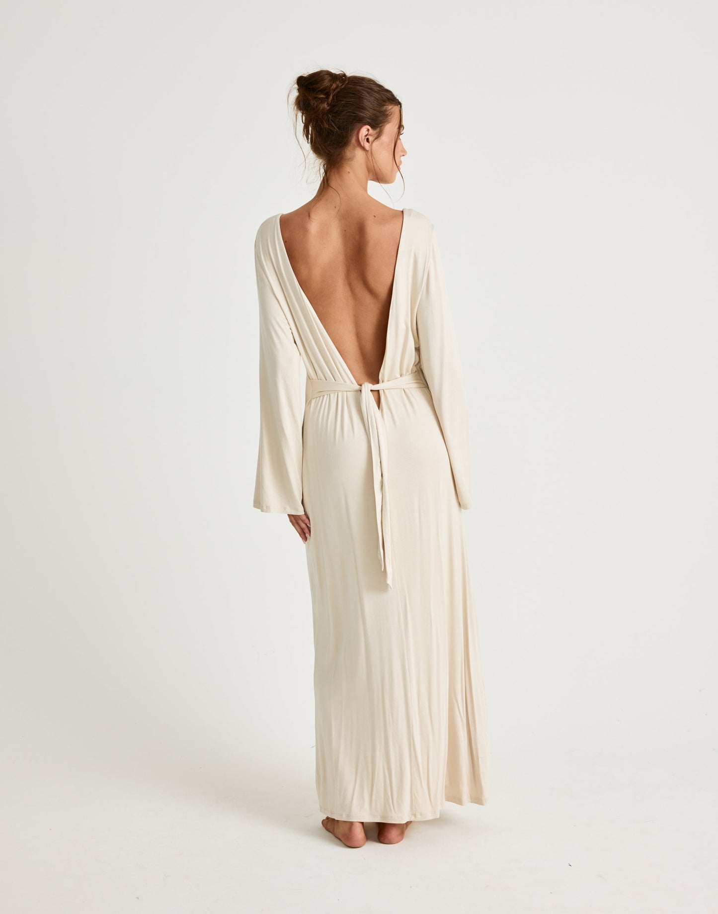 Harlow Maxi Dress (Iced Coffee)