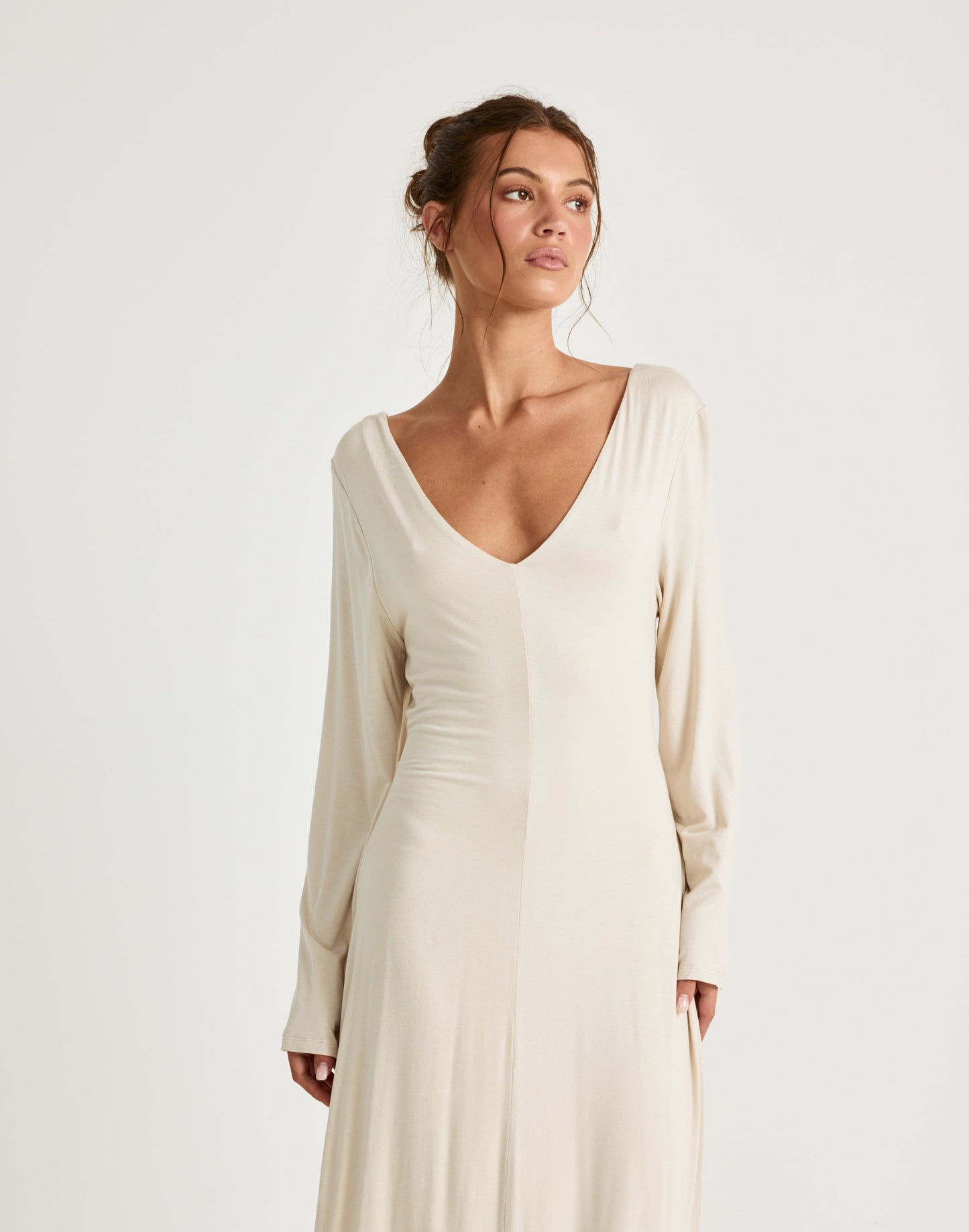 Harlow Maxi Dress (Iced Coffee)