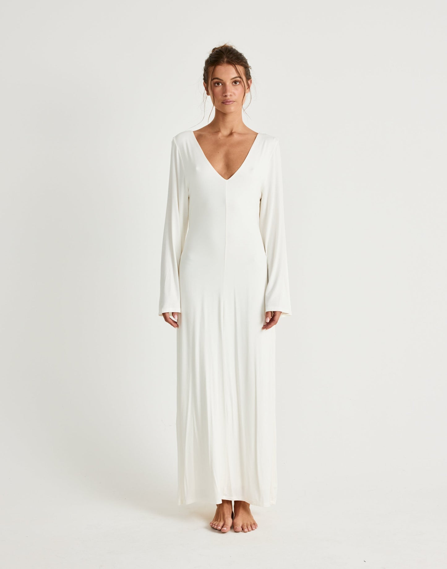 Harlow Maxi Dress (Off White)