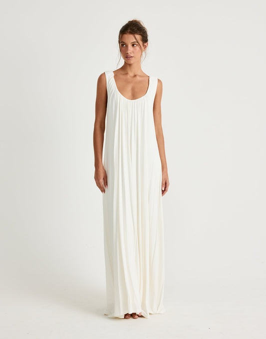 Selena Maxi Dress (Off White)