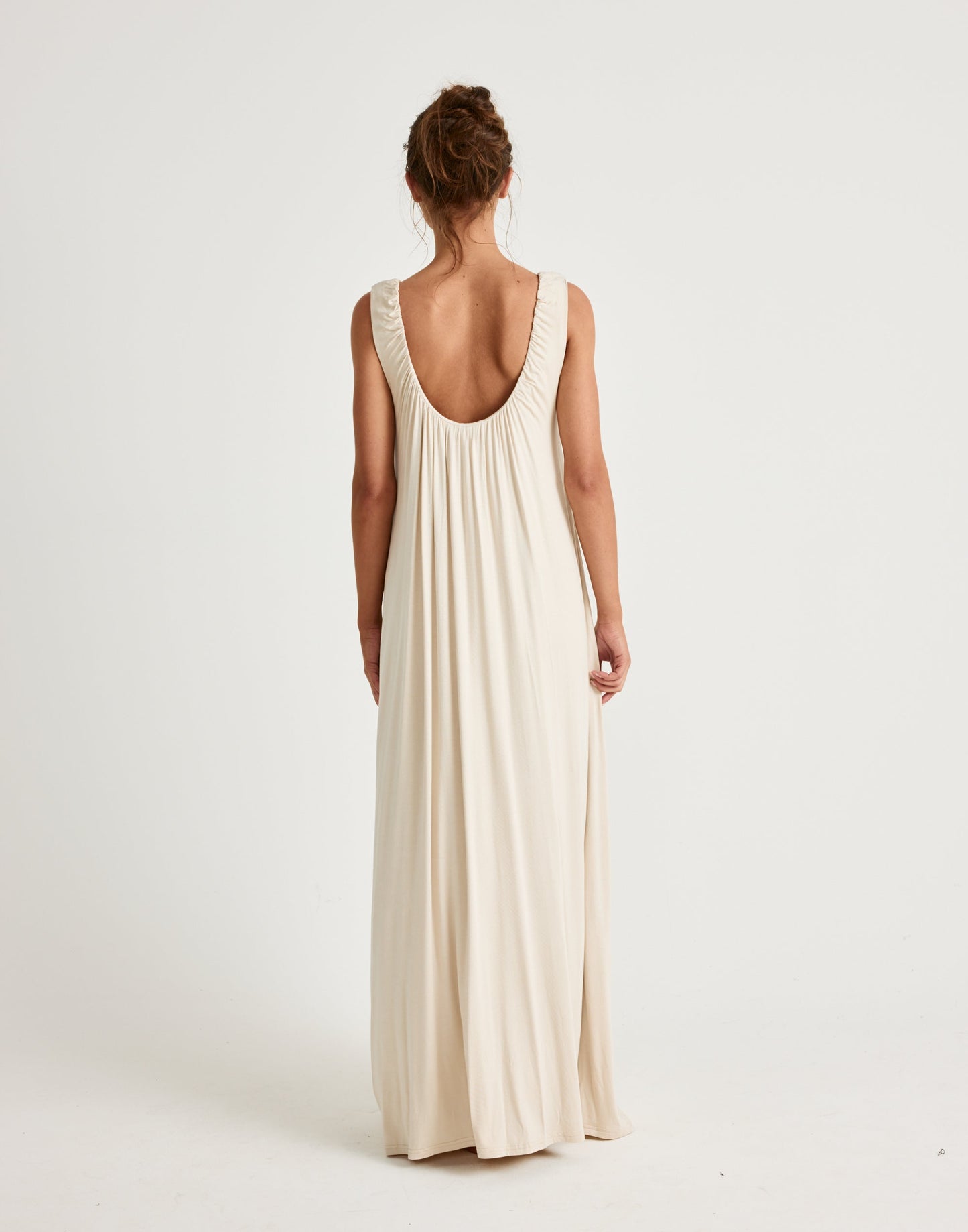 Selena Maxi Dress (Iced Coffee)