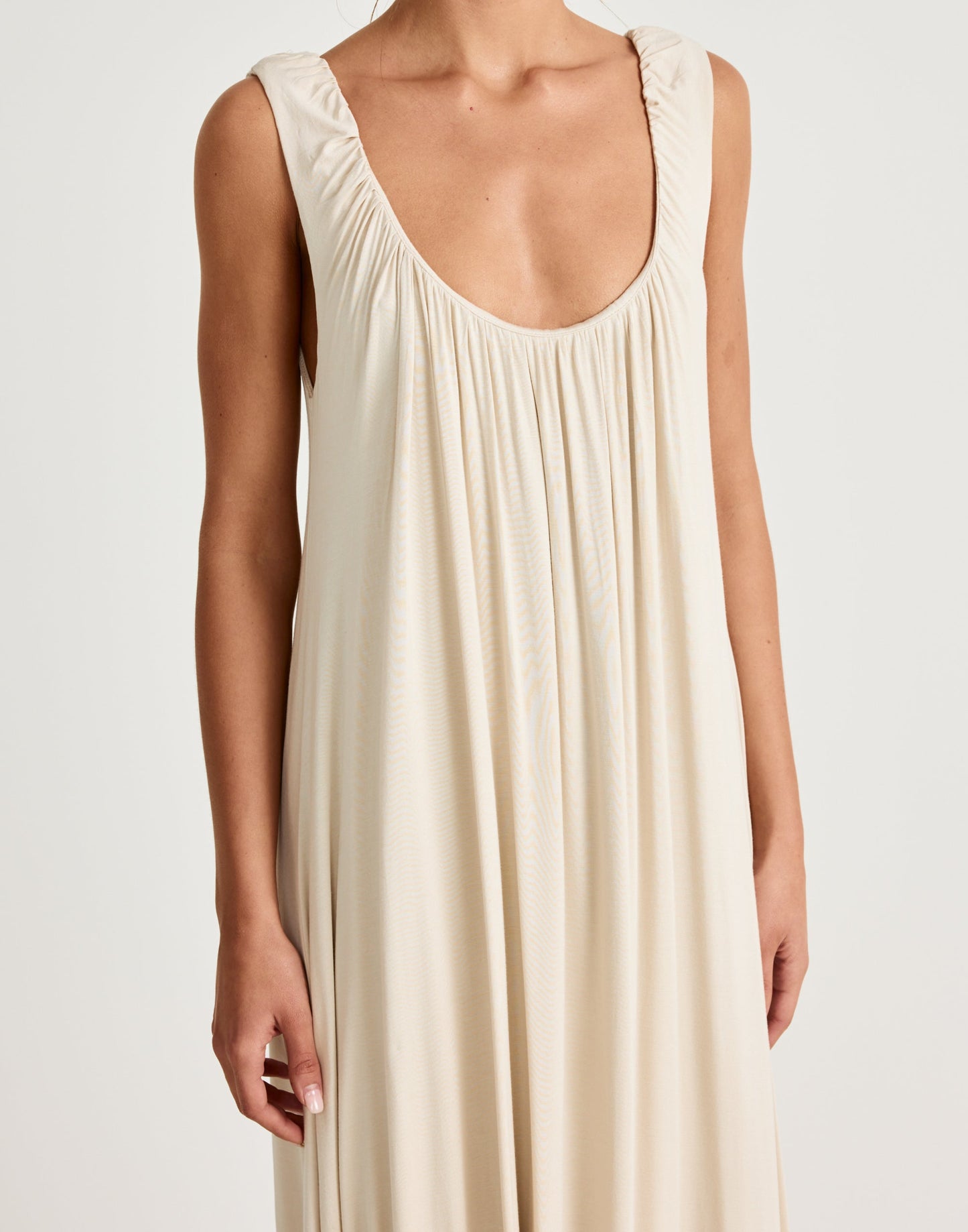 Selena Maxi Dress (Iced Coffee)