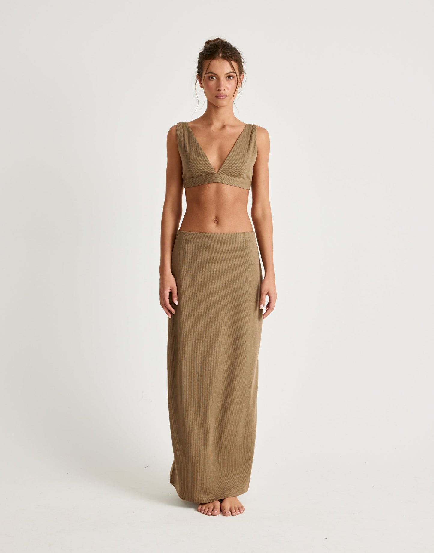 Estelle Maxi Skirt (Mocha)