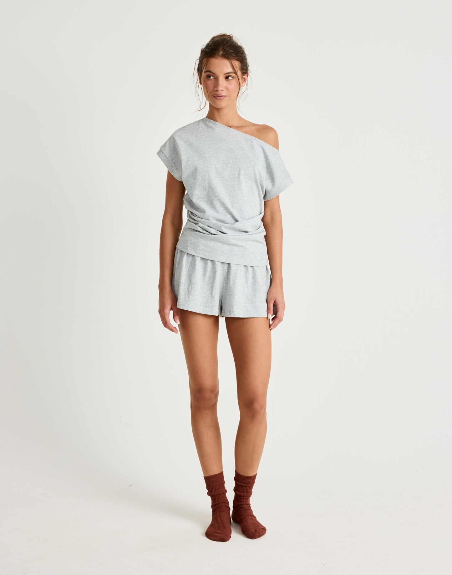 Adelaide Shorts (Grey Marle)