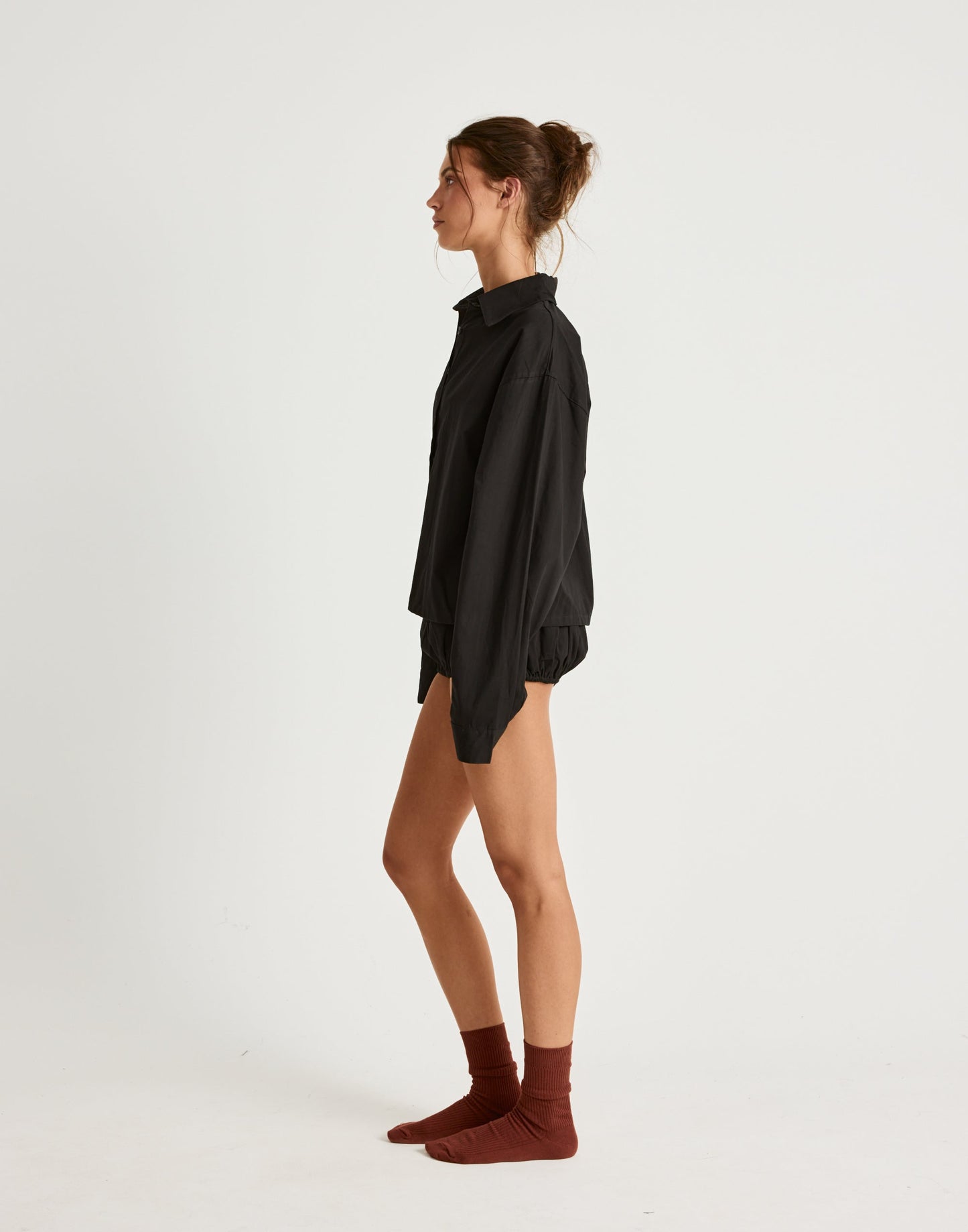 Marly Long Sleeve Shirt (Black)