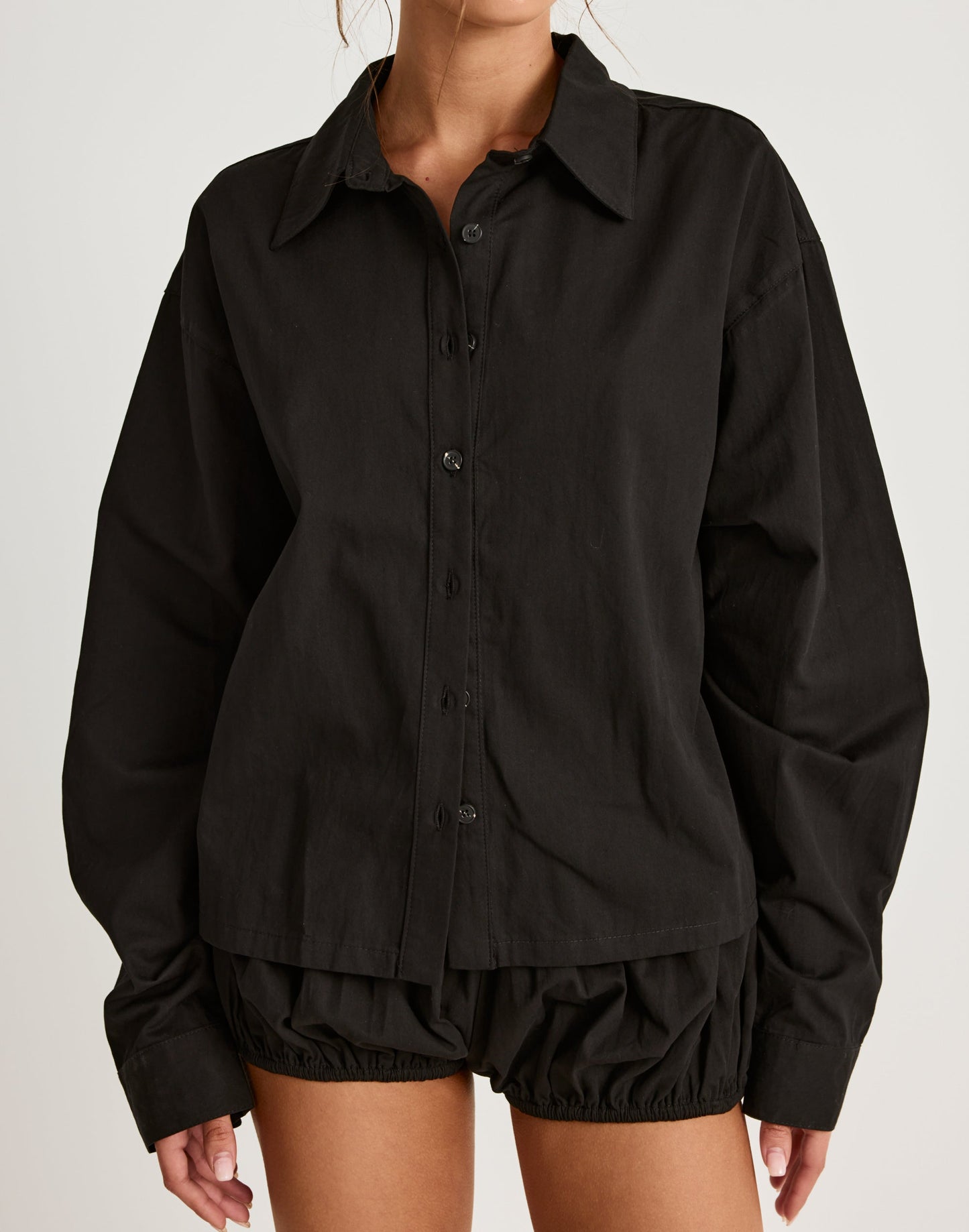 Marly Long Sleeve Shirt (Black)