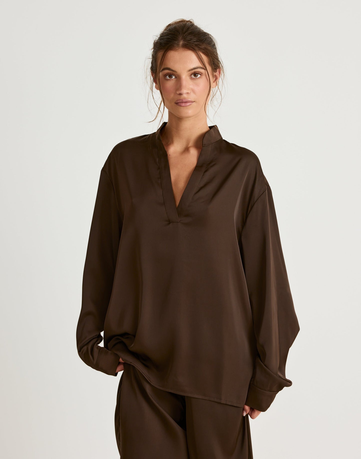 Arianne Shirt (Chocolate)