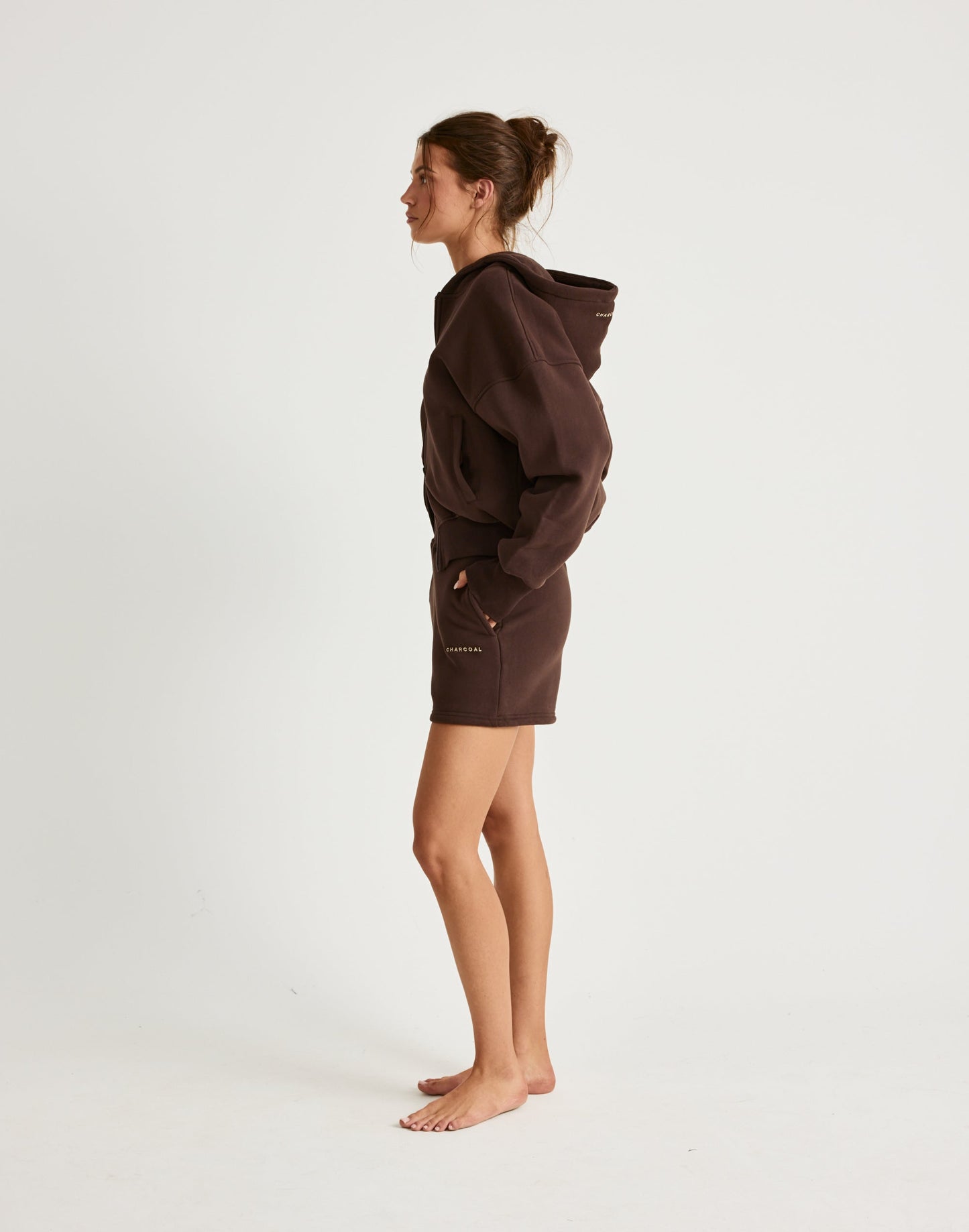 River Sweat Shorts (Chocolate)