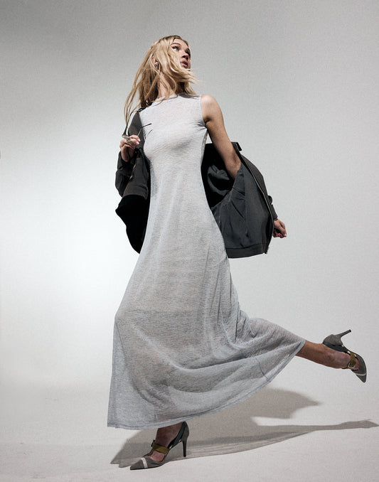 Camdyn Maxi Dress (Stone Blue)